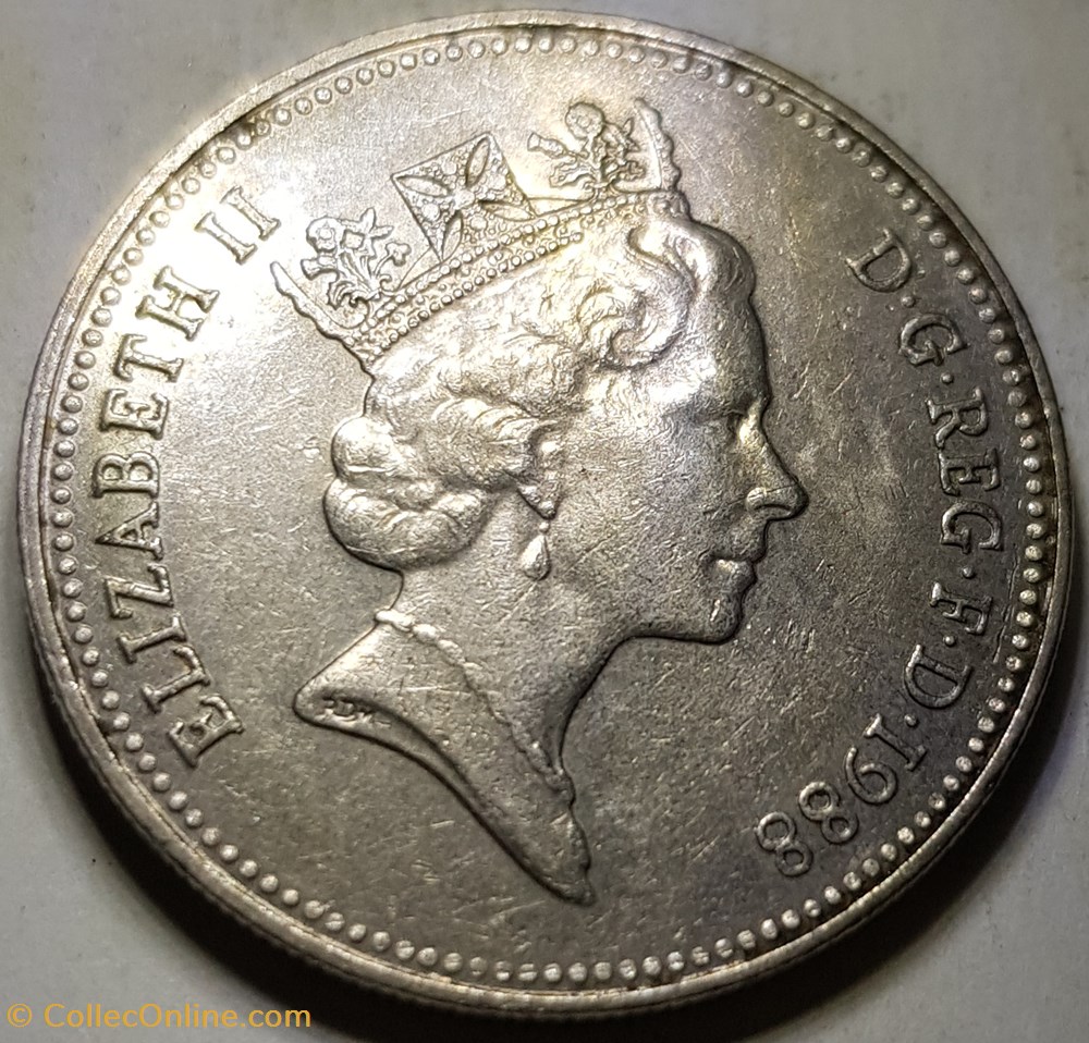 5 pence Elizabeth II Royaume-Uni 1988 monnaie monde 5 pence elizabeth ii royaume uni 1988