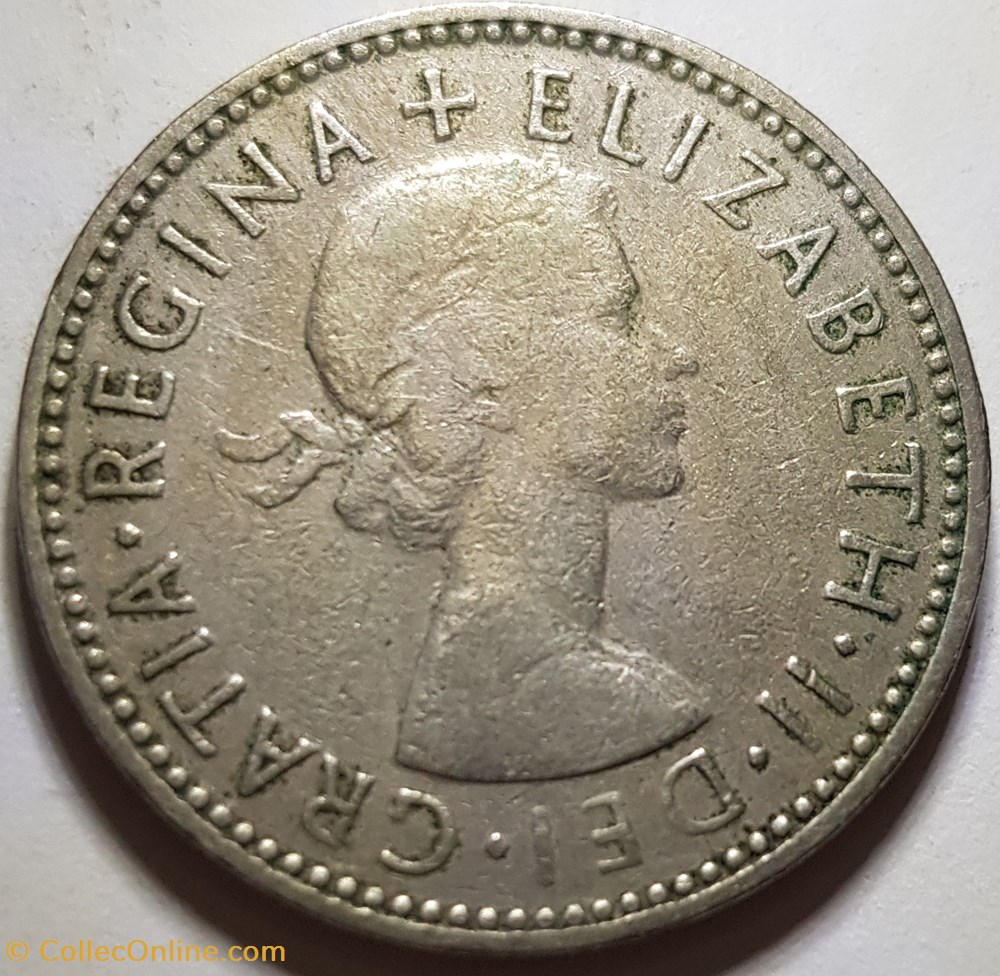 1 shilling Elizabeth II Royaume-Uni 1958 1956 monnaies monde 1 shilling elizabeth ii royaume uni 1958 1956