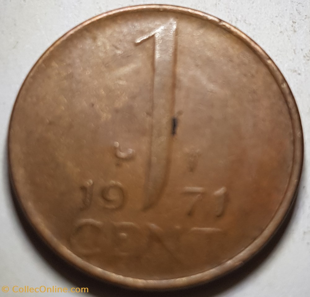 1 cent Juliana 1971 Pays-Bas monnaie monde 1 cent juliana 1971 pays bas