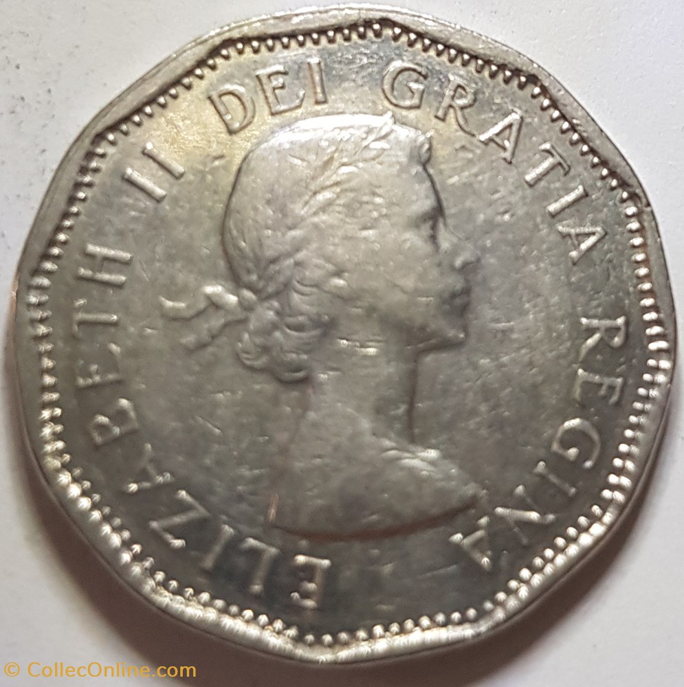 5 cents Elizabeth II 1ere effigie, dodécagonale 1962 Canada monnaies monde 5 cents elizabeth ii 1ere effigie dodecagonale 1962 canada