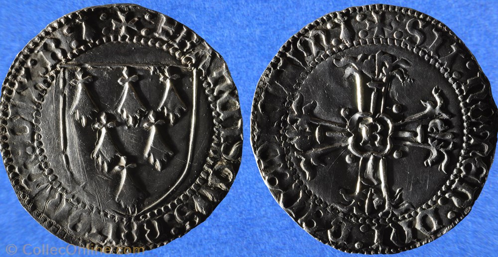 monnaie france feodale gros a ecu de bretagne n b40