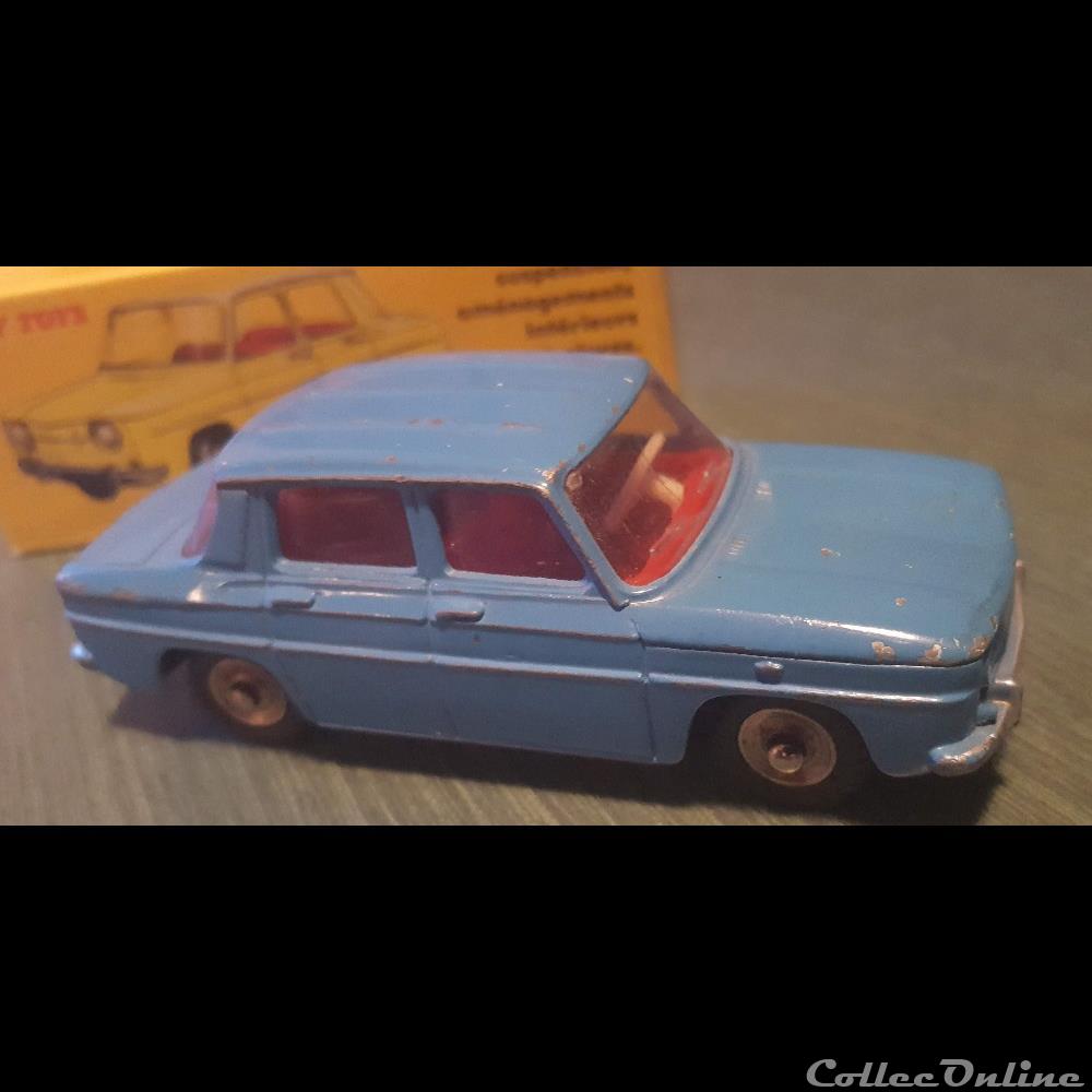 Renault R8 bleu 3 modele reduit voiture renault r8 bleu