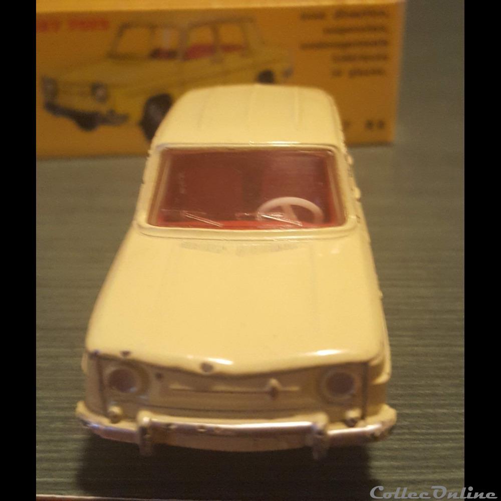 Renault R8 Jaune 2 modele reduit voiture renault r8 jaune