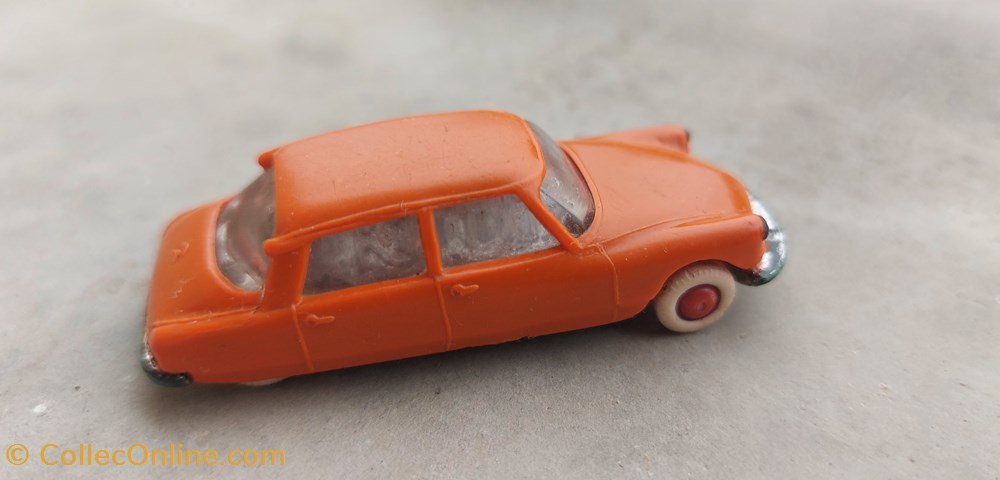 CITROENE DS 19 MICROMINIATURE ORANGE 3 modeles reduits voitures citroene ds 19 microminiature orange