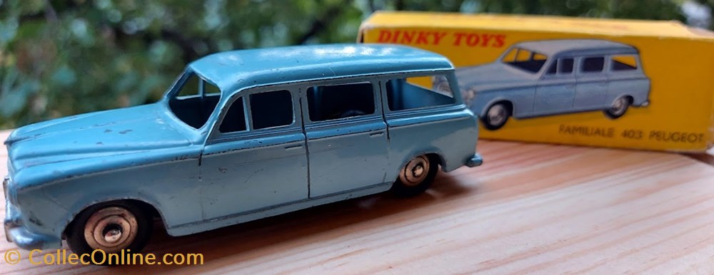 Peugeot 24U familiale Bleue 4 modeles reduits voitures peugeot 24u familiale bleue