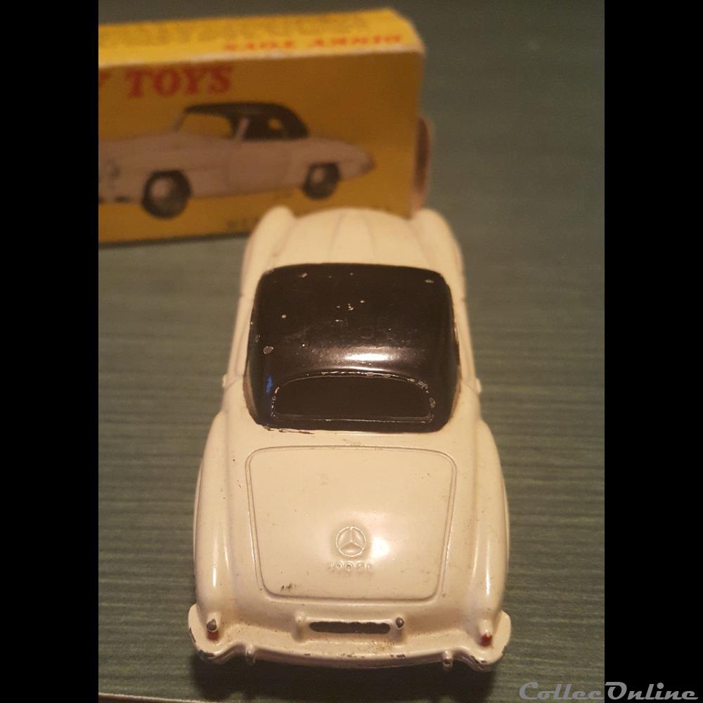 Mercedes 190SL coupé – sans vitres ivoire/noir 4 modeles reduits voitures mercedes 190sl coupe sans vitres ivoire noir
