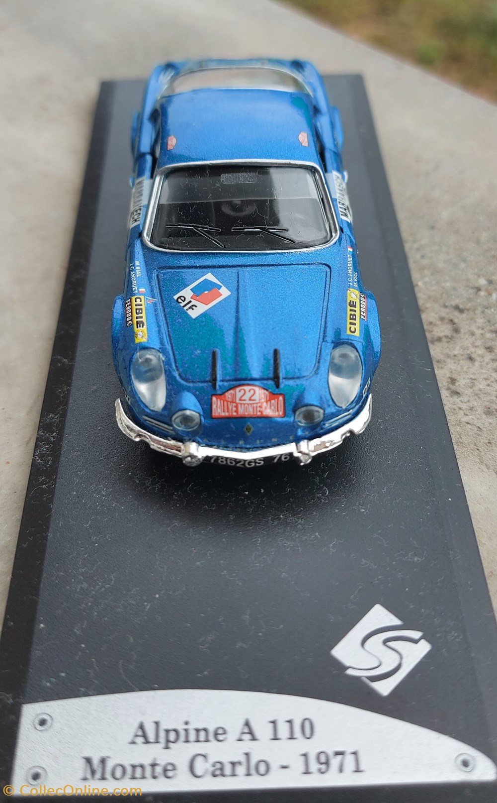 ALPINE A 110 MONTE CARLO 1971 2 modeles reduits voitures renault alpine a 110 monte carlo 1971