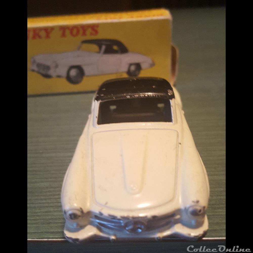Mercedes 190SL coupé – sans vitres ivoire/noir 2 modeles reduits voitures mercedes 190sl coupe sans vitres ivoire noir
