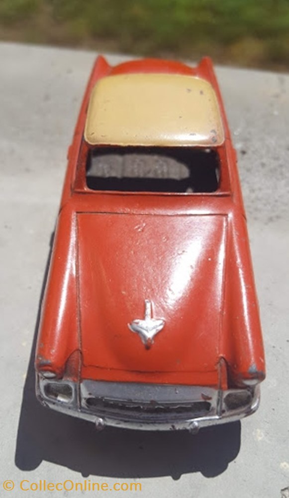 Studebaker Commander orange/beige 2 modele reduit voiture studebaker commander orange beige