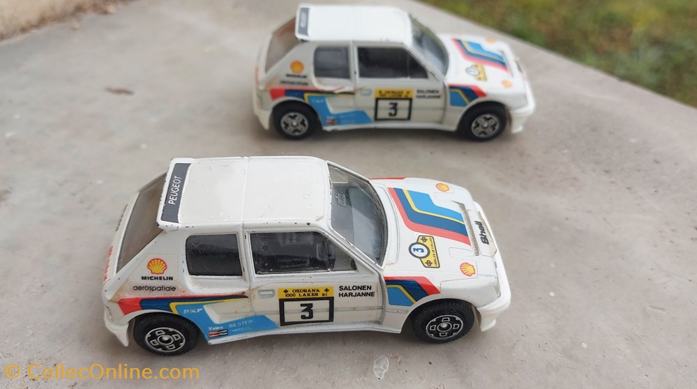 modeles reduits voitures peugeot 205 rallye turbo 16 burago