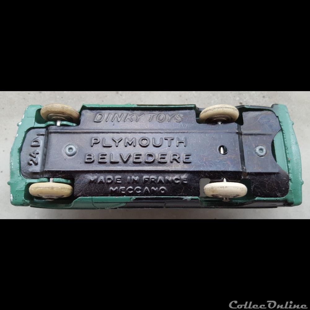 modele reduit voiture plymouth belvedere vert noir