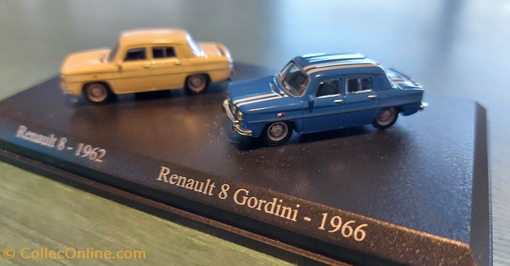 RENAULT 8 1962 ET RENAULT 8 GORDINI 1966 modeles reduits voitures renault 8 1962 et renault 8 gordini 1966