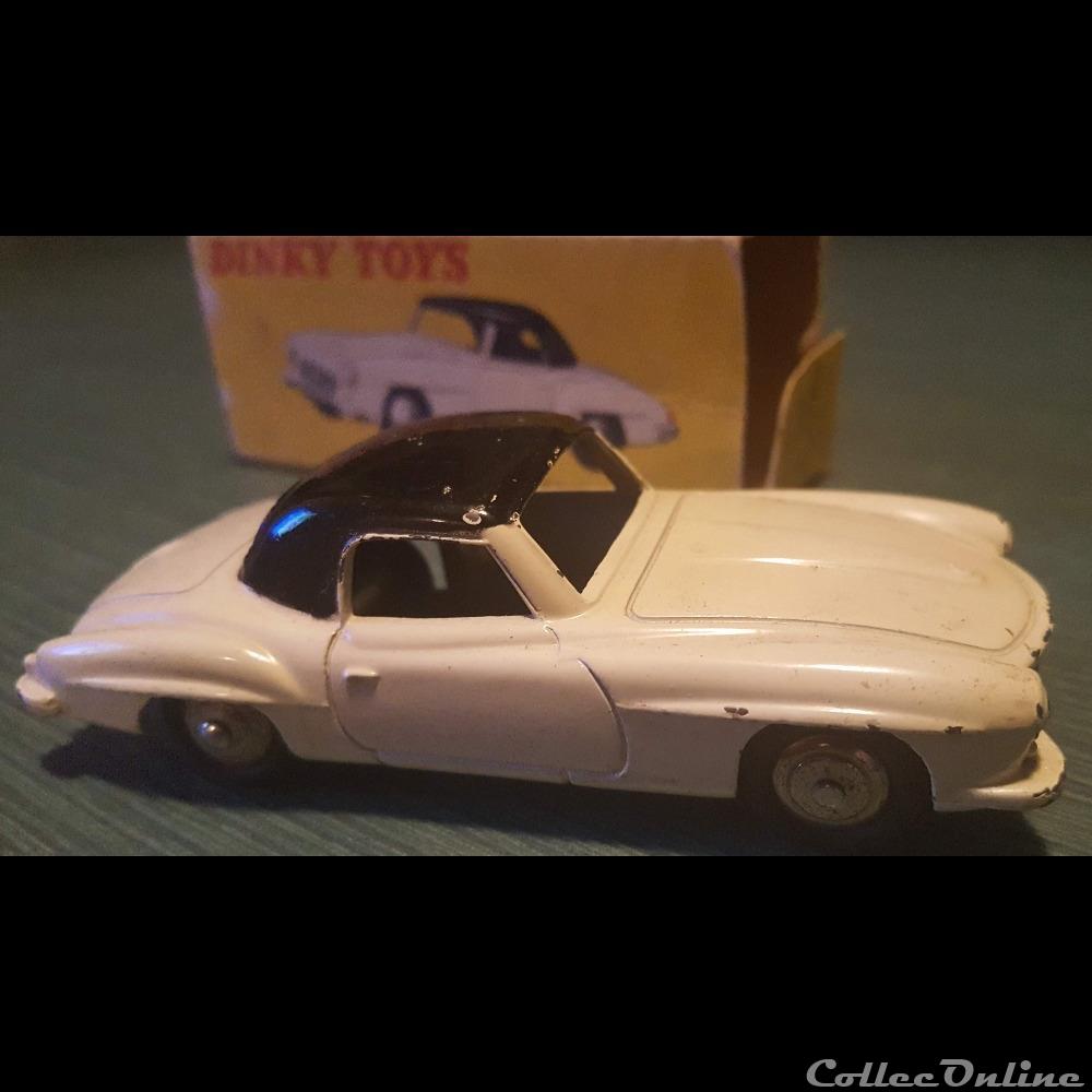 Mercedes 190SL coupé – sans vitres ivoire/noir 3 modeles reduits voitures mercedes 190sl coupe sans vitres ivoire noir