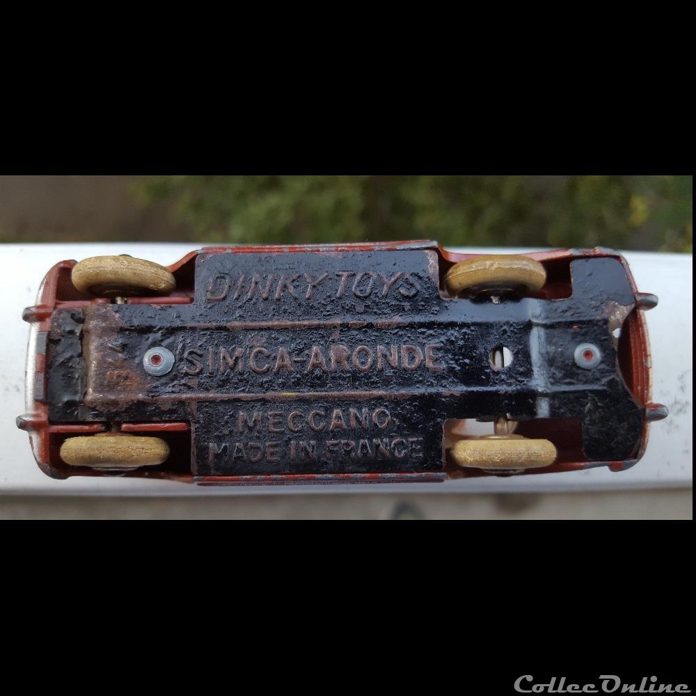 modele reduit voiture simca aronde p60 rouge brique creme