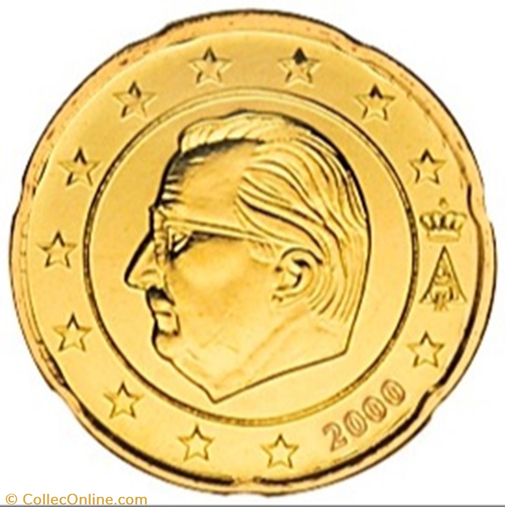 20 Cent Belgique 2000 Albert II monnaie euro 20 cent belgique 2000 albert ii
