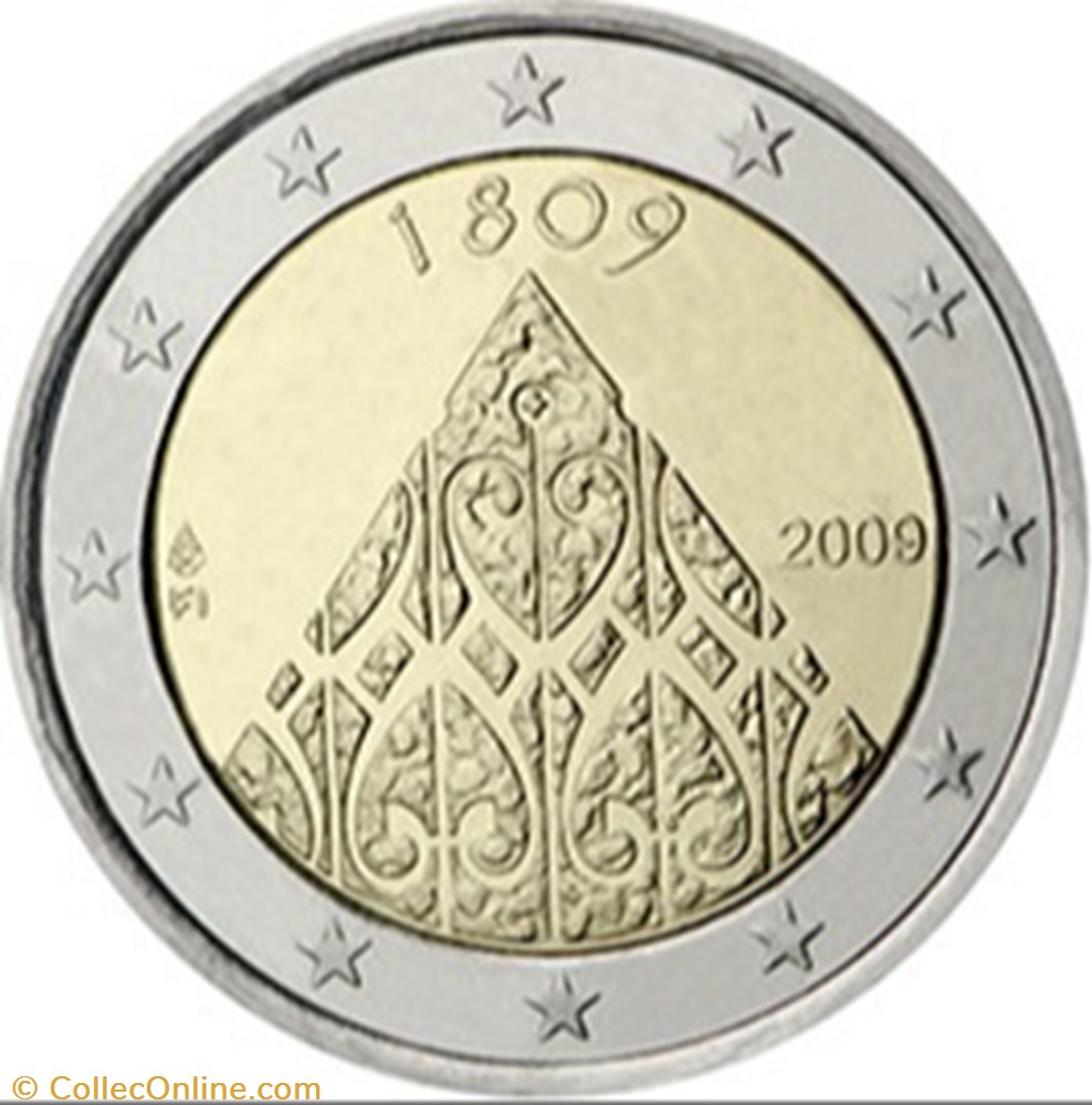 2 Euros Finlande 2009-1809 2009 monnaie 2 euros finlande 2009 1809 2009