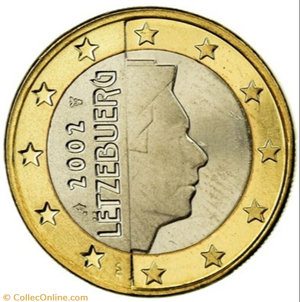 2 Euros Luxembourg 2002-Grand Duc Henri monnaie 2 euros luxembourg 2002 grand duc henri