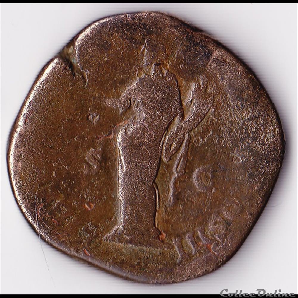 sesterce de MARC AURELE monnaie antique romaine sesterce de marc aurele