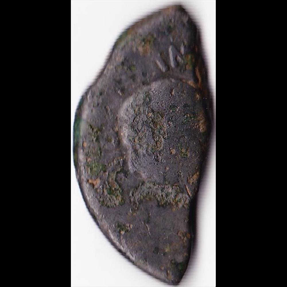 demi dupondus ou as de CAESAR et OCTAVE monnaie antique romaine demi dupondus ou as de caesar et octave