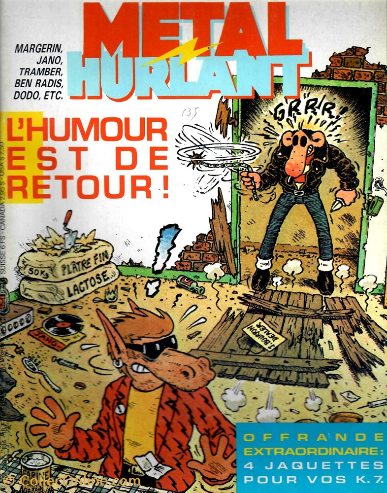 book comic magazine metal hurlant 104