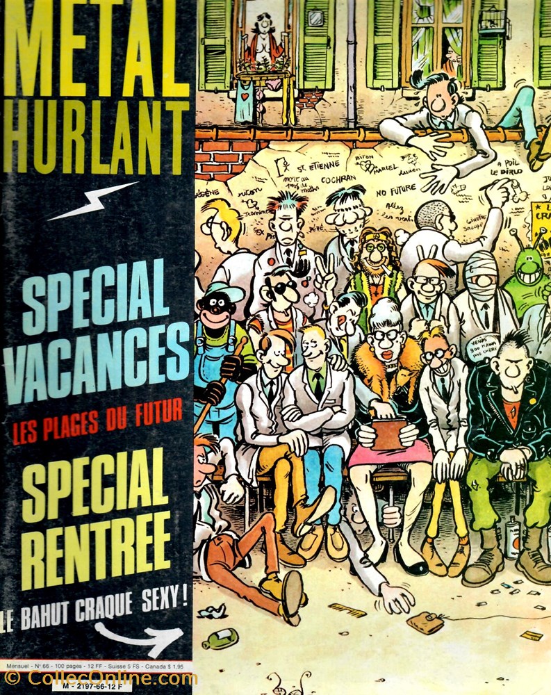Métal Hurlant 066 book comic magazine metal hurlant 066