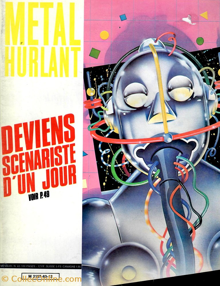 Métal Hurlant 063 book comic magazine metal hurlant 063