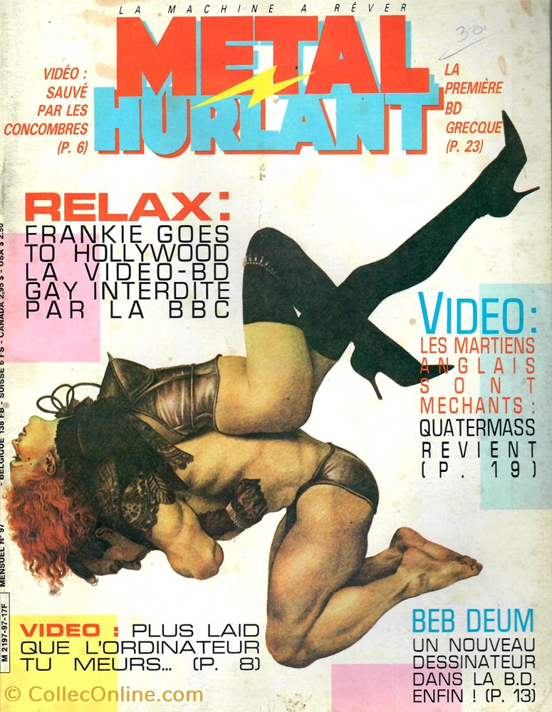 book comic magazine metal hurlant 097