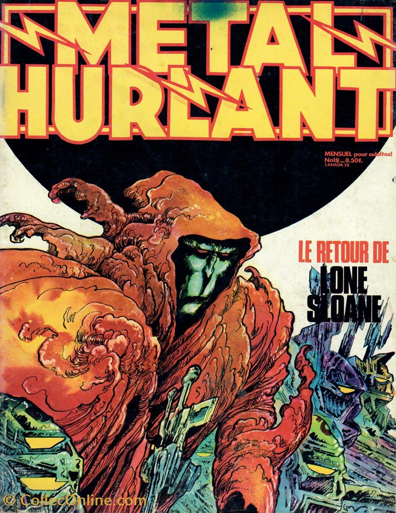 book comic magazine metal hurlant 018