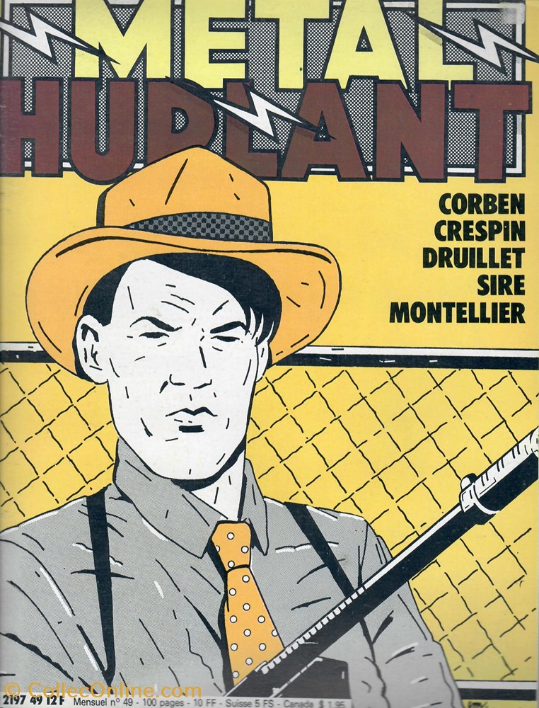 book comic magazine metal hurlant 049