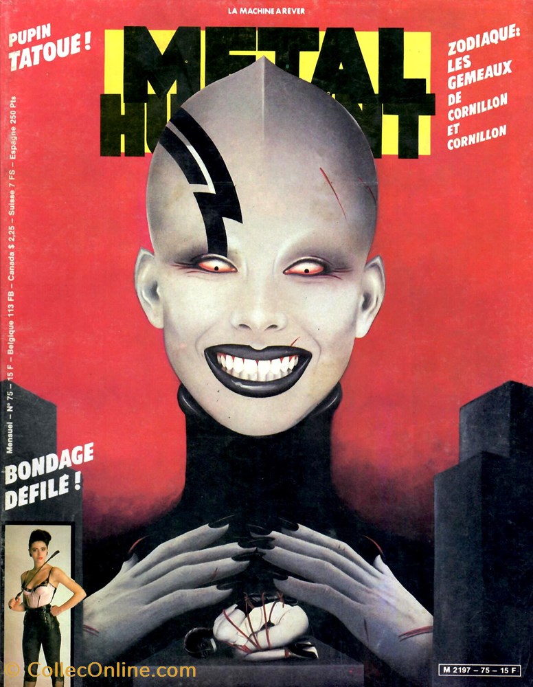 Métal Hurlant 075 book comic magazine metal hurlant 075