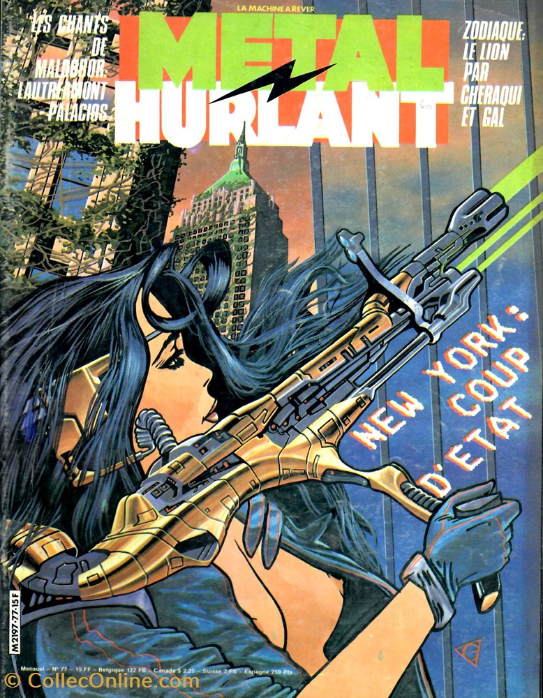 book comic magazine metal hurlant 077