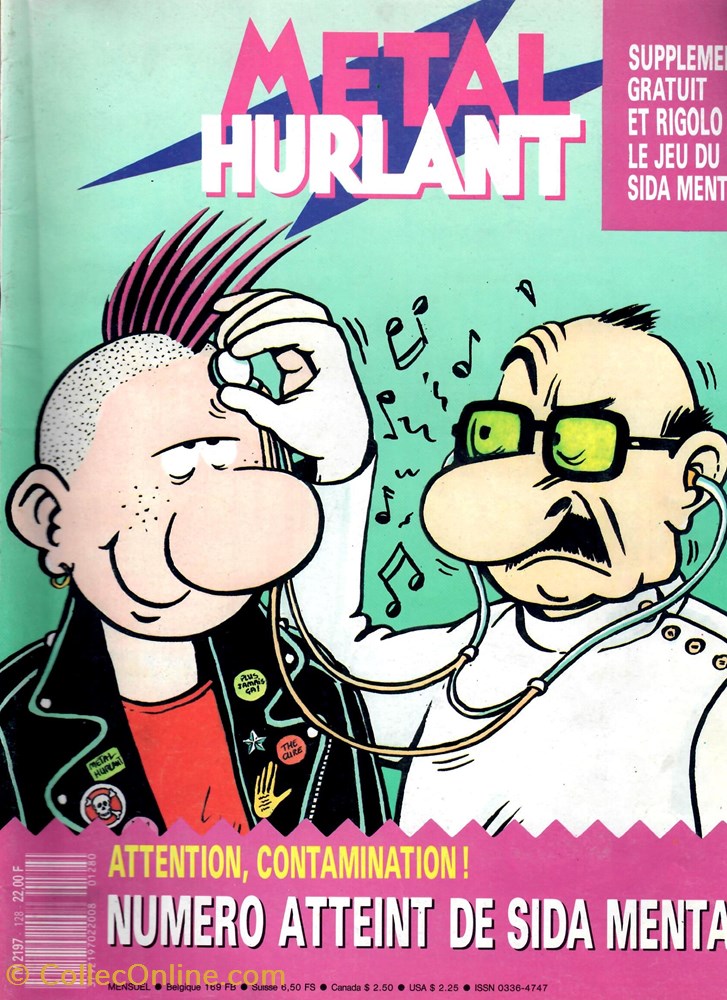 Métal Hurlant 128 book comic magazine metal hurlant 128