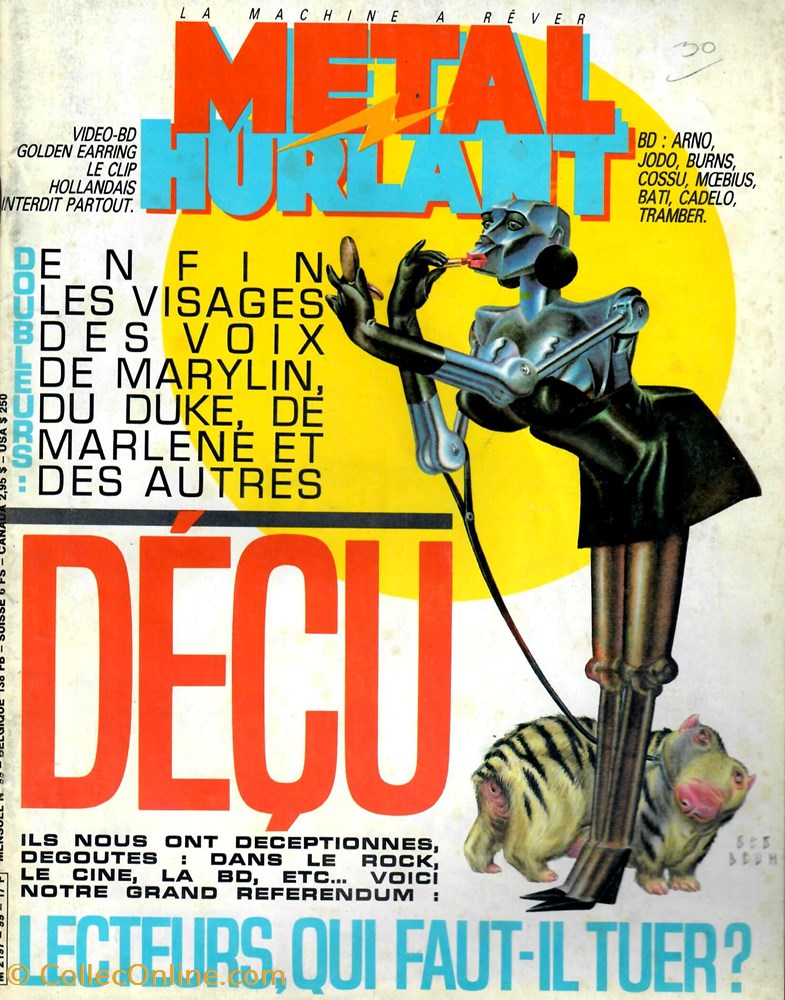 book comic magazine metal hurlant 099