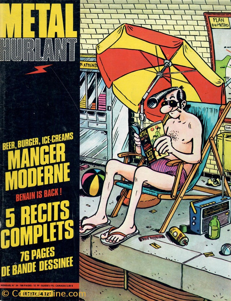 book comic magazine metal hurlant 054