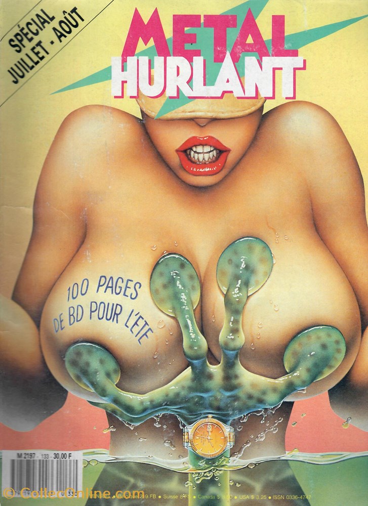 book comic magazine metal hurlant 133