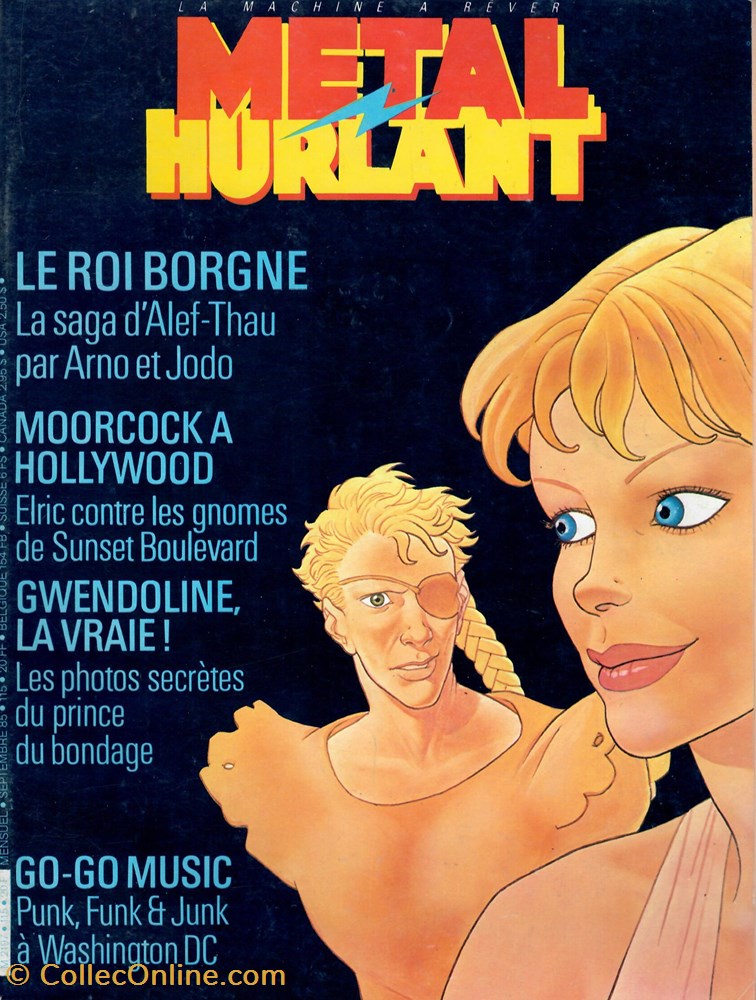 book comic magazine metal hurlant 115