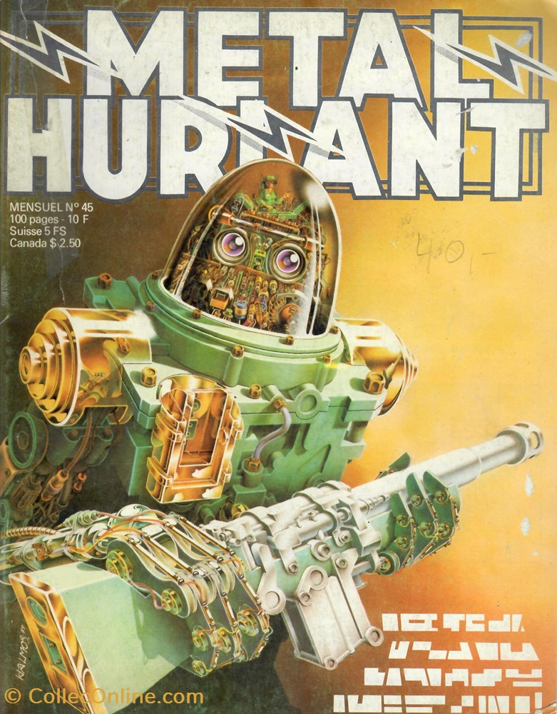 book comic magazine metal hurlant 045