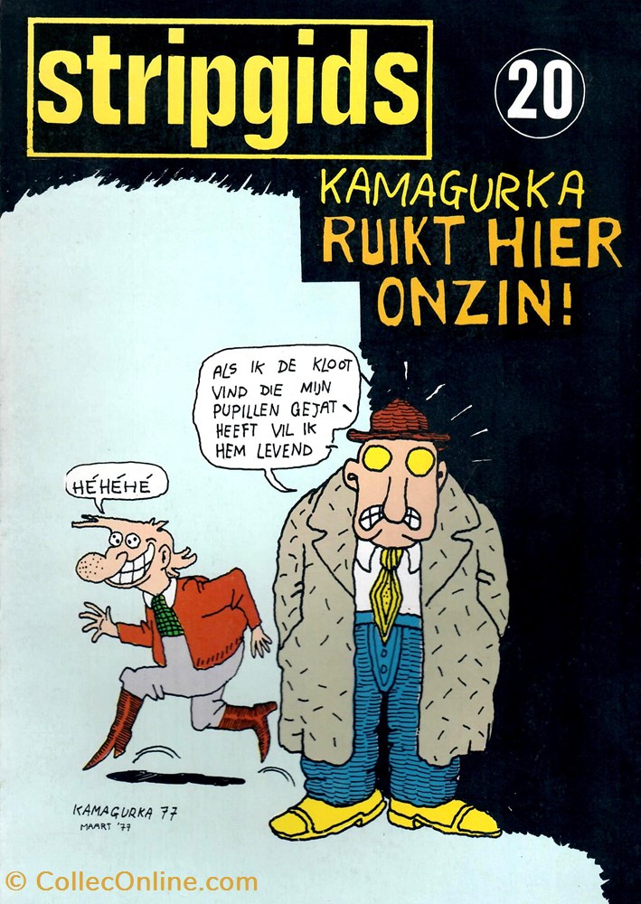 book comic magazine stripgids 20 kamagurka