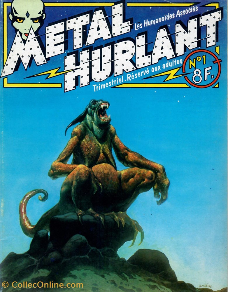 book comic magazine metal hurlant 001
