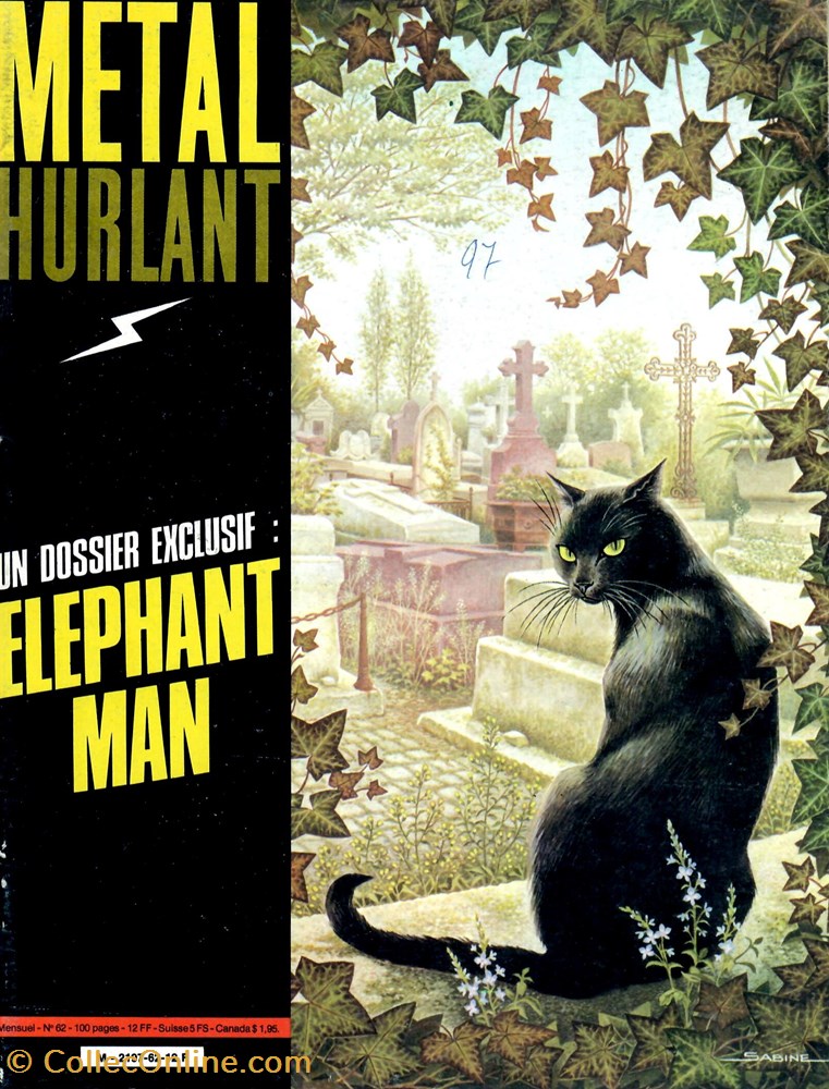 Métal Hurlant 062 book comic magazine metal hurlant 062