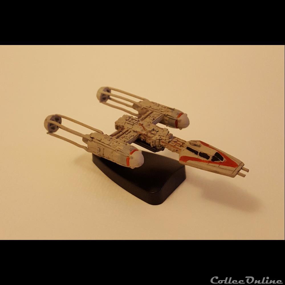 2005 - Editions Atlas - Star Wars - n° 59 Y-Wing figurine cinema 2005 editions atlas star wars n 59 y wing