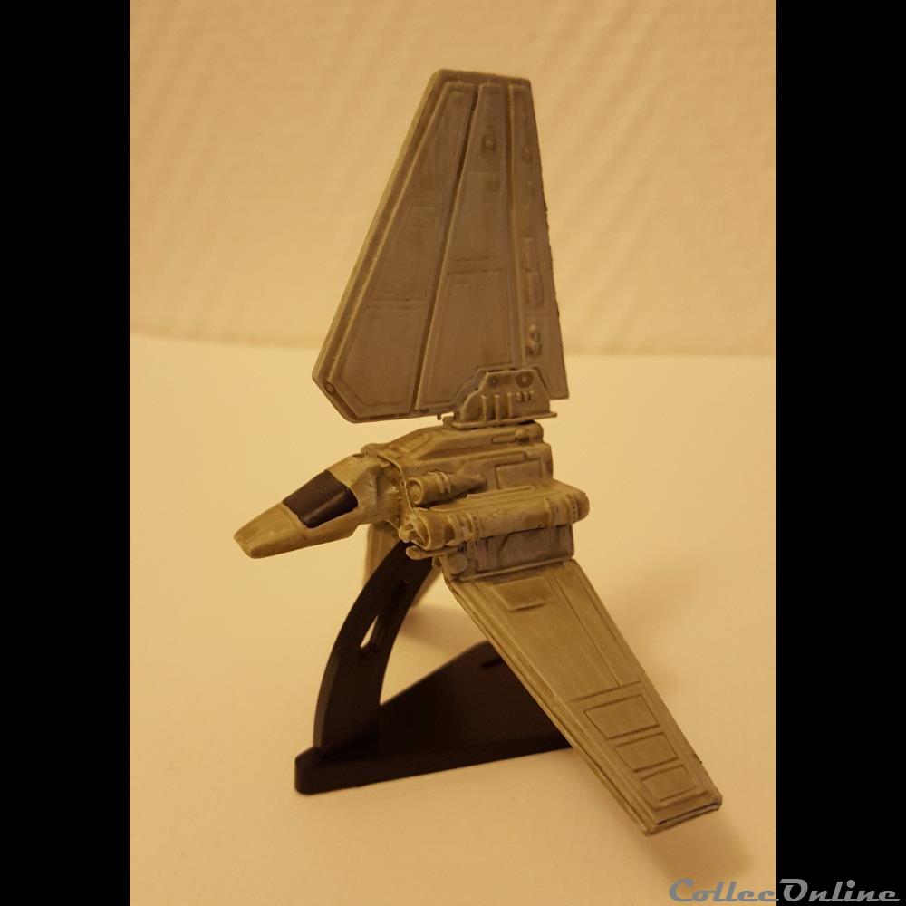 2005 - Editions Atlas - Star Wars - n° 37 Navette impérial figurine cinema 2005 editions atlas star wars n 37 navette imperial