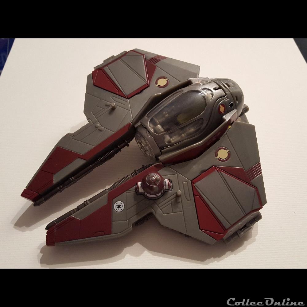 figurine cinema 2005 le revanche des sith star wars obi was jedi starfighter 3 3 4 scale