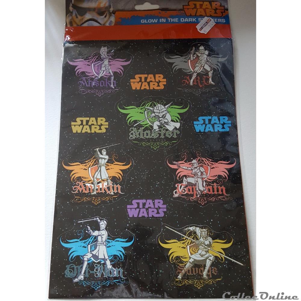 xxxx - Star Wars - Disney - Glow in the dark stickers figurine cinema xxxx star wars disney glow in the dark stickers