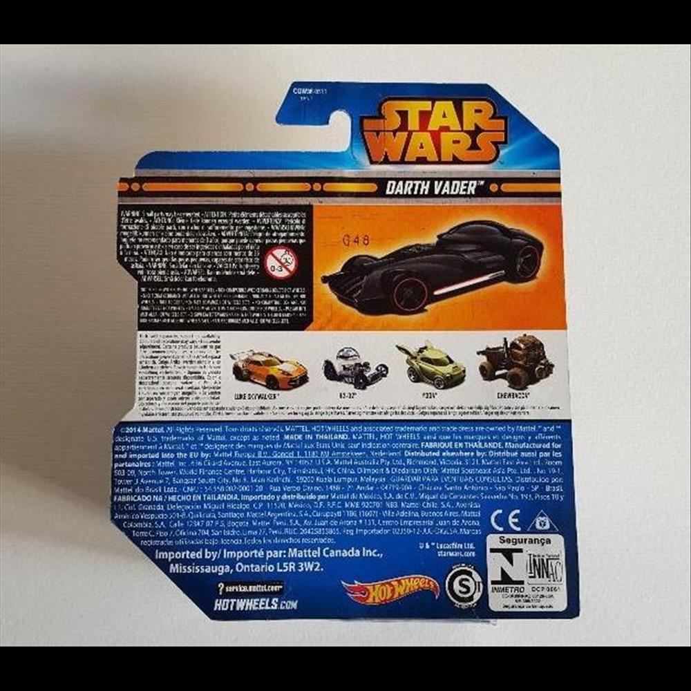 2014 - Hotwheels Darth Vader - Mattel jeux jouet autre montre publicitaire 2014 hotwheels darth vader mattel