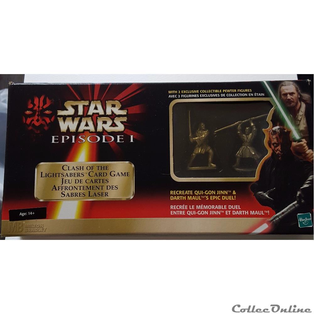 1999 - La menace fantôme - Hasbro Jeu de cartes Affrontement des sabres laser figurine cinema star war 1999 la menace fantome hasbro jeu de cartes affrontement des sabres laser