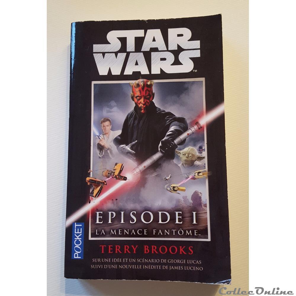 livre bd revue 2012 star wars episode i la menace fantome terry brooks