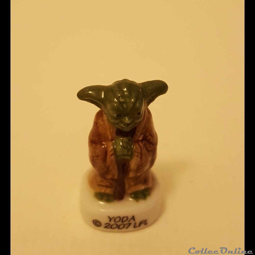 2007 - Star Wars - Fêve Yoda fefe horlogerie montre publicitaire 2007 star wars feve yoda