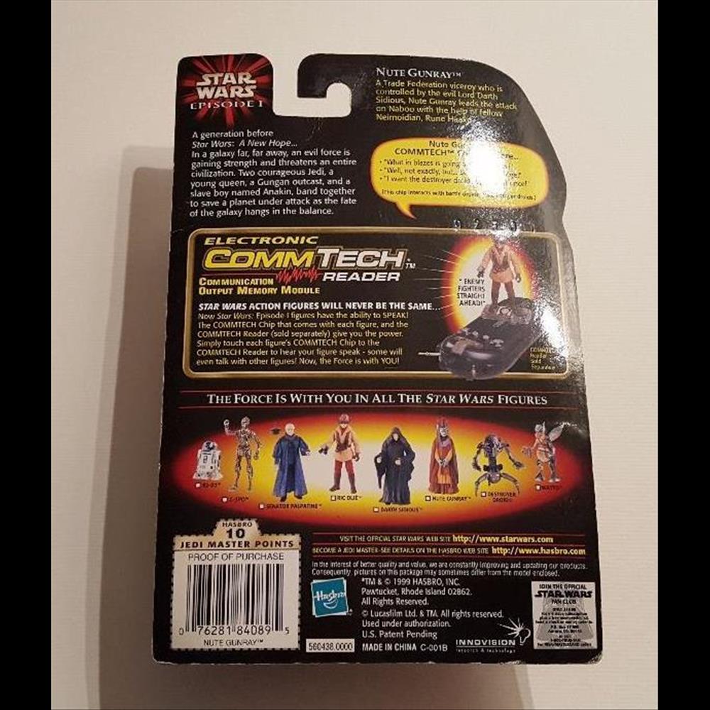 figurine cinema star war 1999 episode i nute gunray collection 2 hasbro