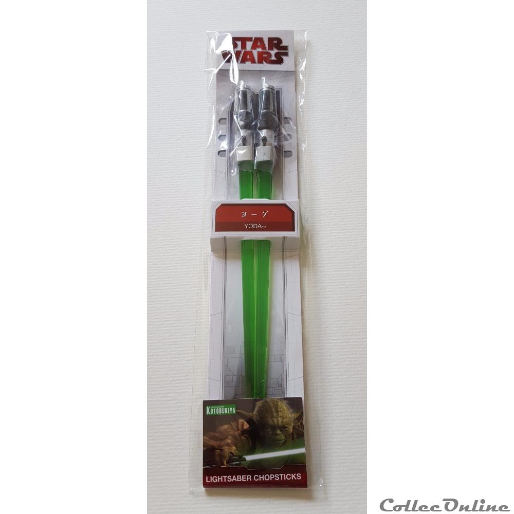 2009 - Kotobukiya - Baguettes Japonaise Sabre Laser Yoda figurine cinema star war 2009 kotobukiya baguettes japonaise sabre laser yoda